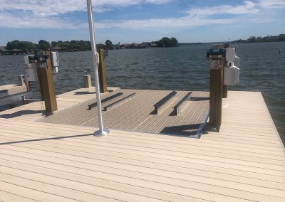 The boat lift company lake conroe livingston houston town ponds platform lift