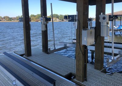 The boat lift company lake conroe livingston houston town ponds platform lift