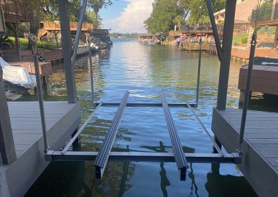 The boat lift company lake conroe livingston houston town ponds custom work