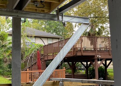 The boat lift company lake conroe livingston houston town ponds custom work