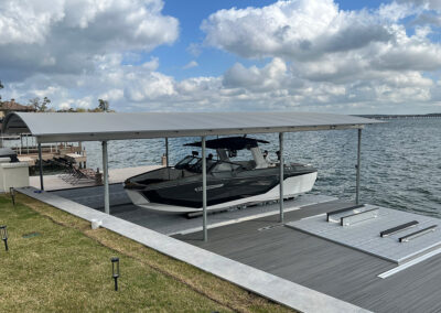 Big Bikini Top By The Boat Lift Dock and Bulkhead Company
