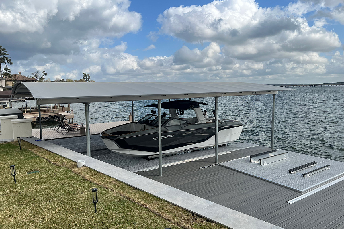 Big Bikini Top By The Boat Lift Dock and Bulkhead Company