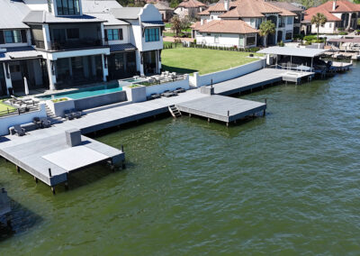Aluminum Dock on Lake Conroe in Bentwater