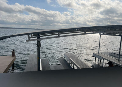 Bikini top Boat Cover on Lake Conroe