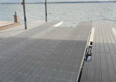 Platform lift by the Boat Lift, Dock and Bulkhead Company