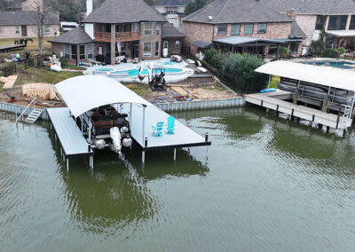 Walden on Lake Conroe aluminum dock builder