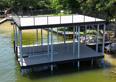 Heavy Duty Aluminum Dock Construction on Texas Lakes