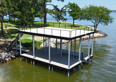 Heavy Duty Aluminum Dock Construction on Texas Lakes