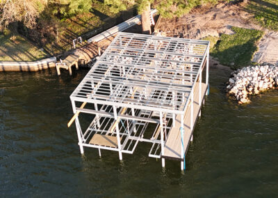 Heavy Duty Aluminum Dock Construction on Texas Lakes