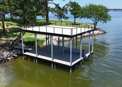 Heavy Duty Aluminum Dock Construction on Texas Lakes