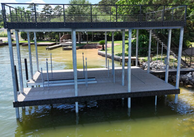 Heavy Duty Aluminum Dock Construction on Texas Lakes
