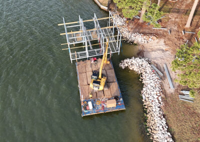 Heavy Duty Aluminum Dock Construction on Texas Lakes