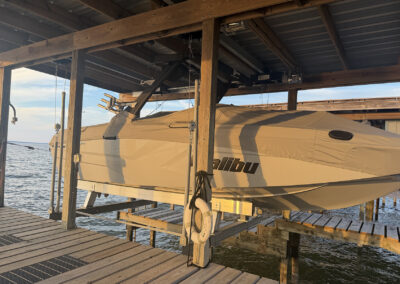 Lake Livingston Boat Lift Upgrade for an Oversized Boat